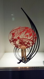 ウィンドウディスプレイ　団扇