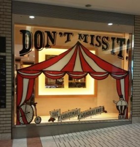 ソニープラザ　クリスマスウィンドウ