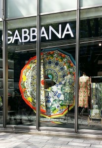 DOLCE&GABBANA ウィンドウ