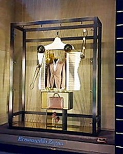 Zegna　ディスプレイ